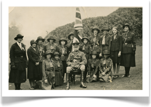 Scouts and Guides at Pitshill 1932