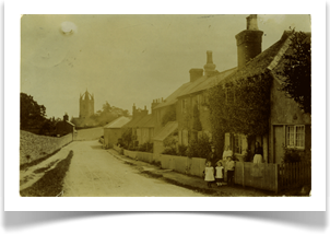 Upperton Road looking south c 1900